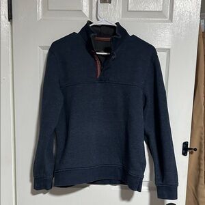 Orvis Dark Blue Quarter-Zip Sweatshirt